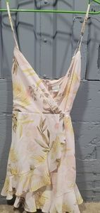 Selfie Leslie FLoral Pink Romper